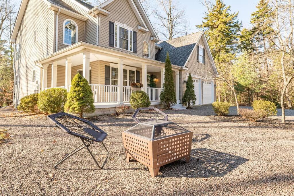 Luxury 4 Bedroom House In Pocono Mountains In Golf Course Near Lake Tobyhanna Kültér fotó